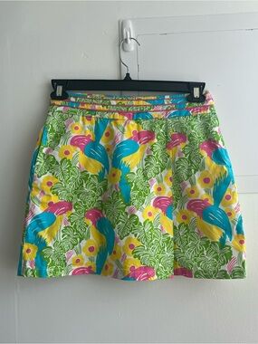 Lilly Pulitzer Tropical Print Skirt w/ pockets Sz 2
